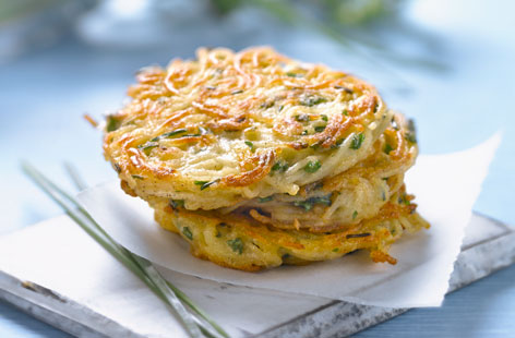 vegetable julienne rosti