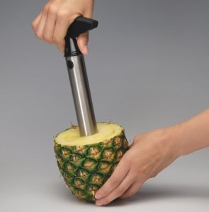 step 2 Easy Tool Stainless Steel Fruit Pineapple Corer Slicer Peeler Cut