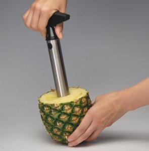 step 2 Easy Tool Stainless Steel Fruit Pineapple Corer Slicer Peeler Cut