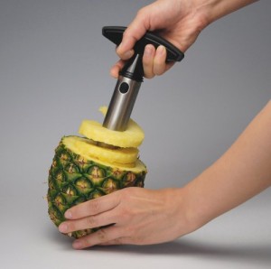step 3 Easy Tool Stainless Steel Fruit Pineapple Corer Slicer Peeler Cut