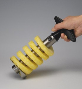 step 4 Easy Tool Stainless Steel Fruit Pineapple Corer Slicer Peeler Cut